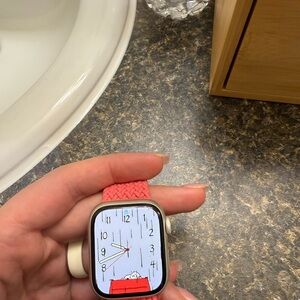 Apple Pink Smartwatch with Health Monitoring